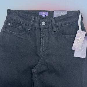 NYDJ Women’s 2 Long Black BOOTCUT Jeans With EMBELLISHED POCKETS